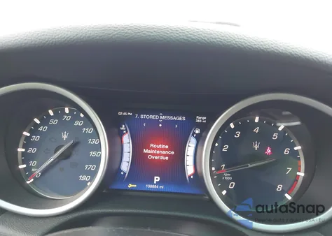 2014 Maserati Ghibli S Q4 из США, поврежденный, VIN ZAM57RTA1E1097863